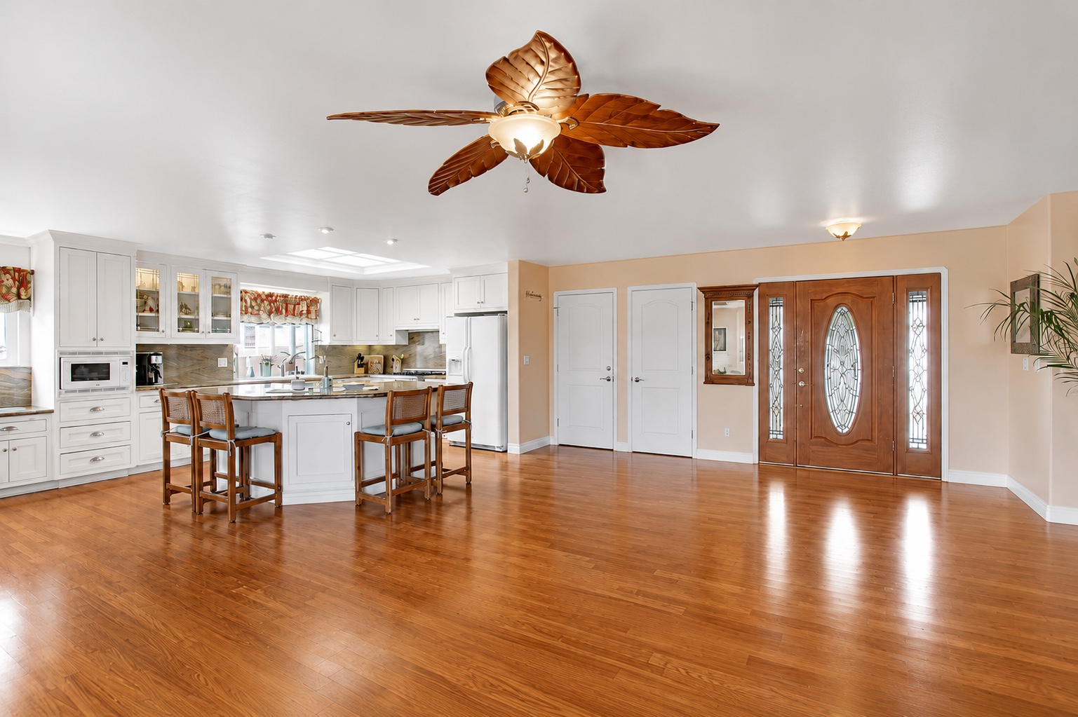Great room made to gather and entertain